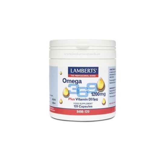Lamberts Omega 3, 6, 9+ Vitamina D3 120caps