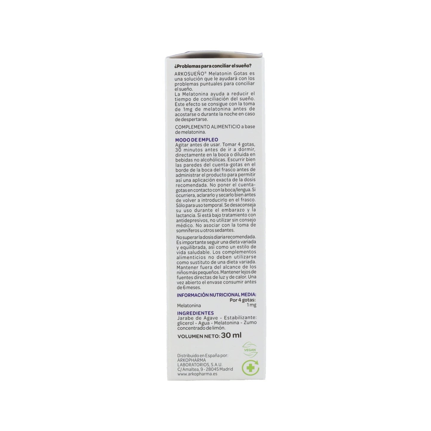 Arkopharma Arkosueño Melatonin Gotas 30ml