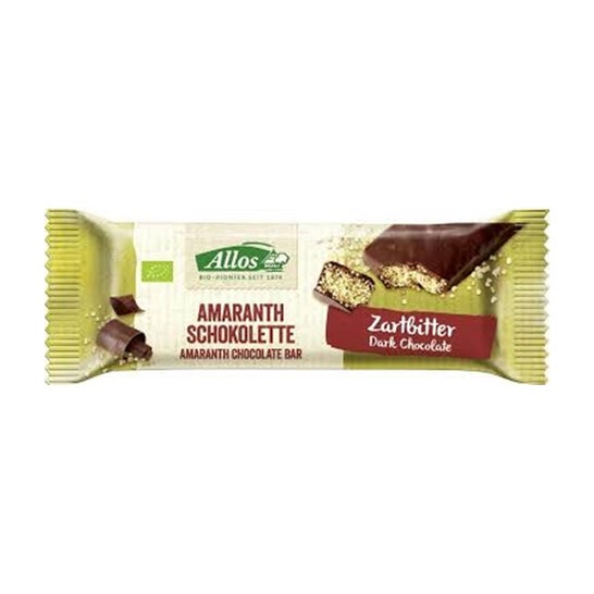 Allos Barra Amaranto Chocolate Negro 25 g