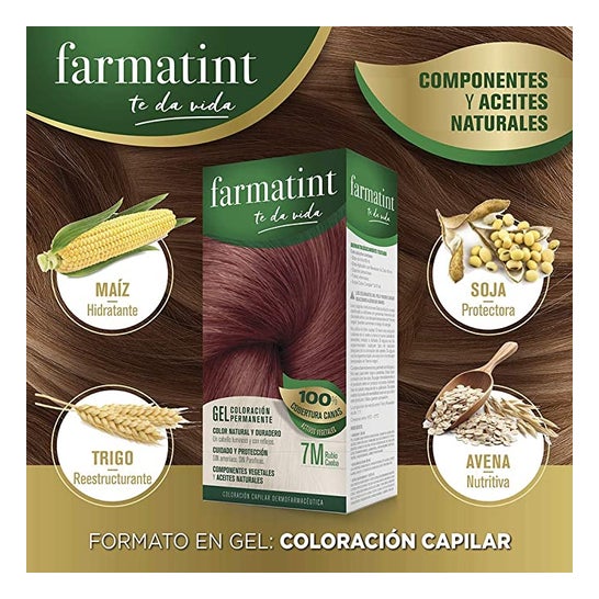 Farmatint Gel 7M Rubio Caoba 135ml
