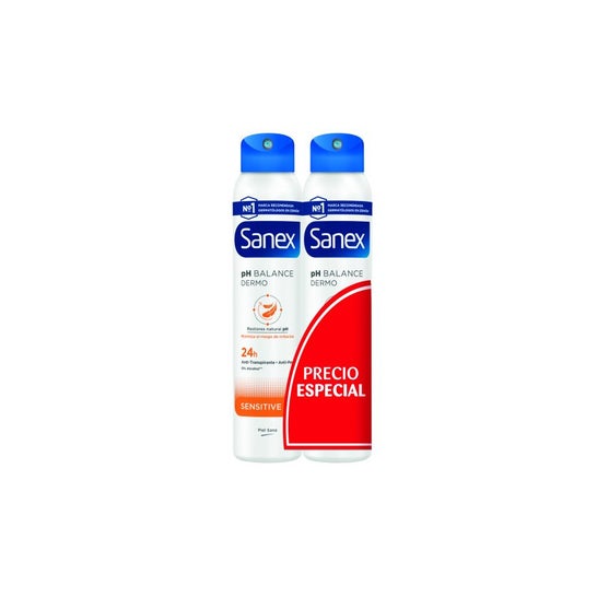 Sanex Dermo Sensitive pH Balance Deo 2x200ml