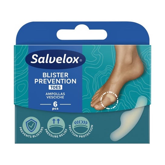 Salvelox Blister Rescue Ampollas Mix Talones y Dedos 6 uds