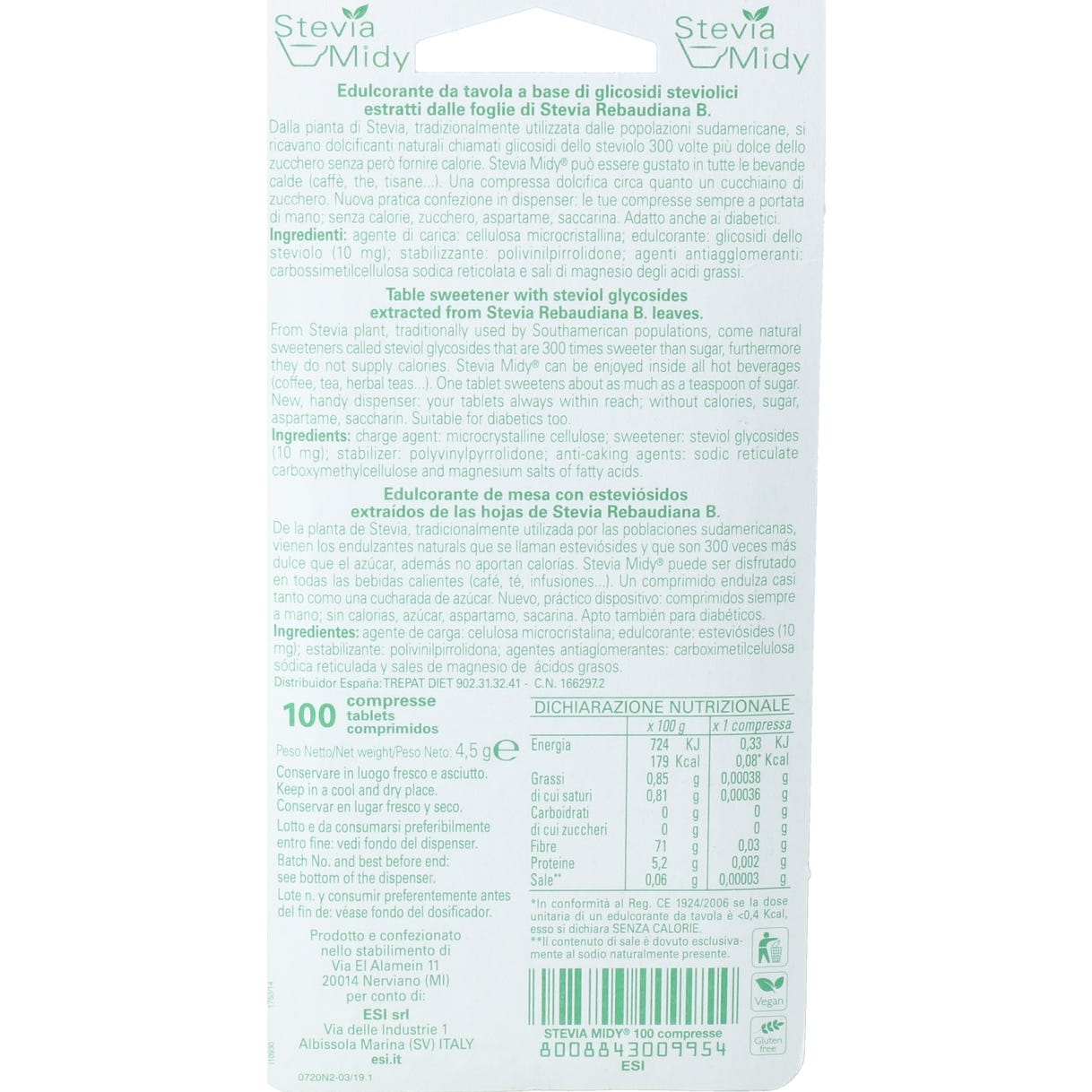 Stevia Midy 100comp