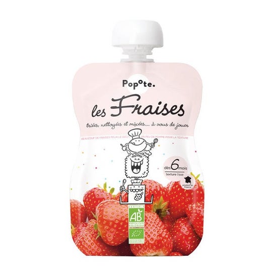 Popote Puré de Fresas 120 g