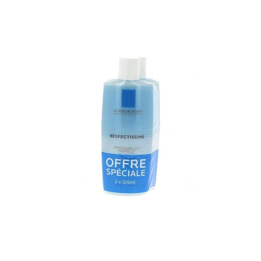 La Roche-Posay Respectissime Desmaquillante Ojos Waterproof 2x125ml
