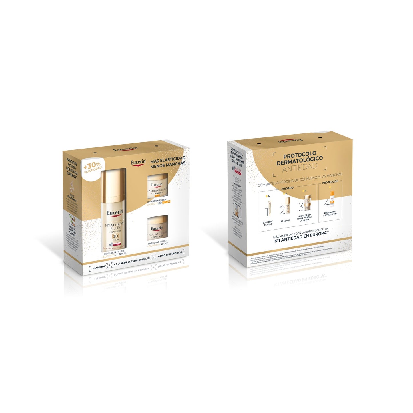 Eucerin Pack Hyaluron-Filler Elasticity 3D Sérum + Mini Elasticity Día + Mini Elasticity Noche