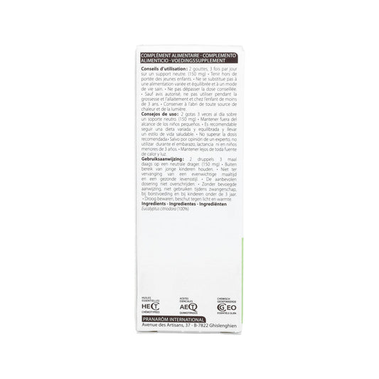 Pranarôm Aceite Esencial de Eucalipto Azul 10ml