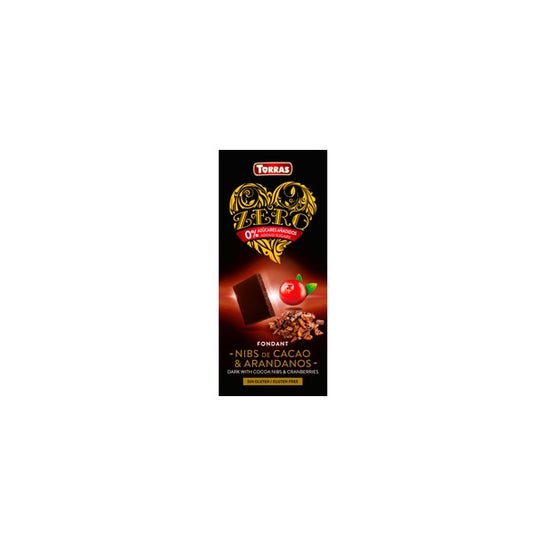 Torras Chocolate Negro Arandanos Zero