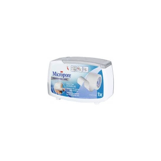 Micropore Esparadrapo Piel Sensible Blanco 2,5cmX5m 1ud