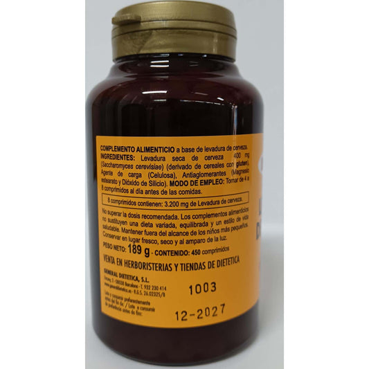 Levedura de Cerveja Integralia 450comp.