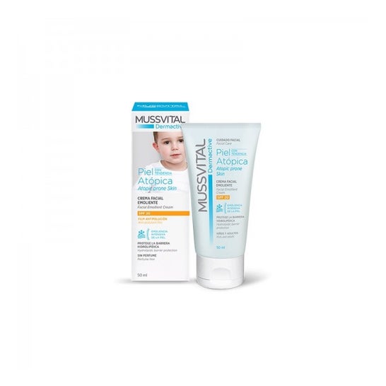 Mussvital Crema Facial Emoliente Piel Atópica SPF20 75ml