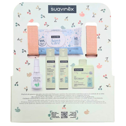 Suavinex Baby Care Mini Bag Set Rosa