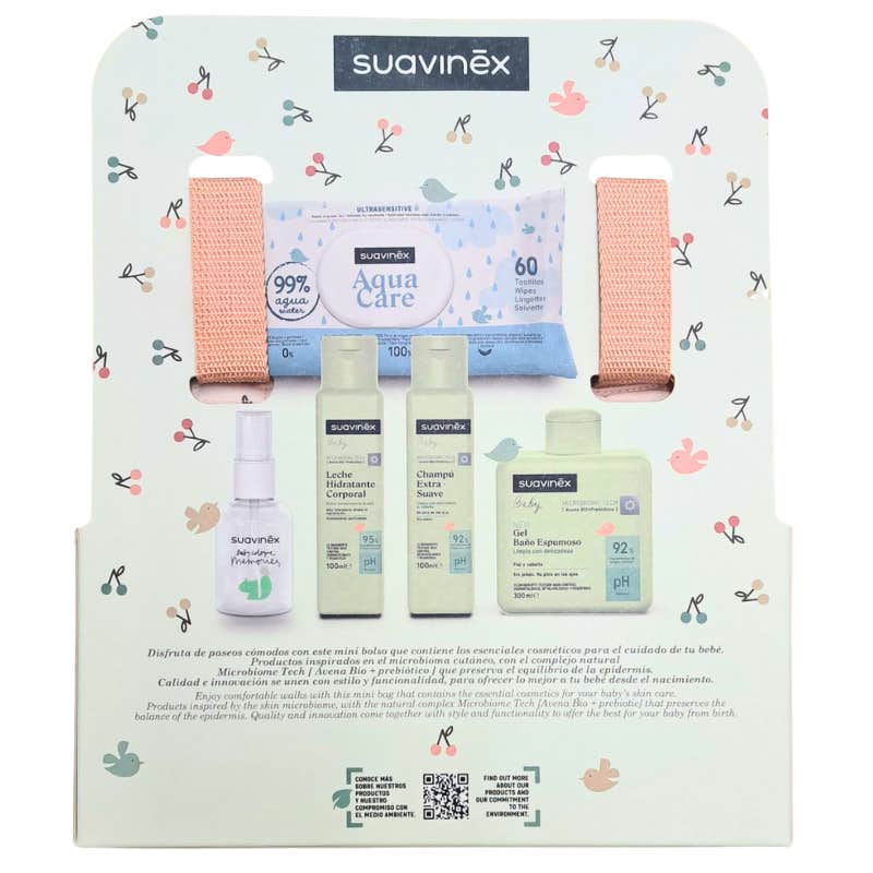 Suavinex Baby Care Mini Bag Set Rosa