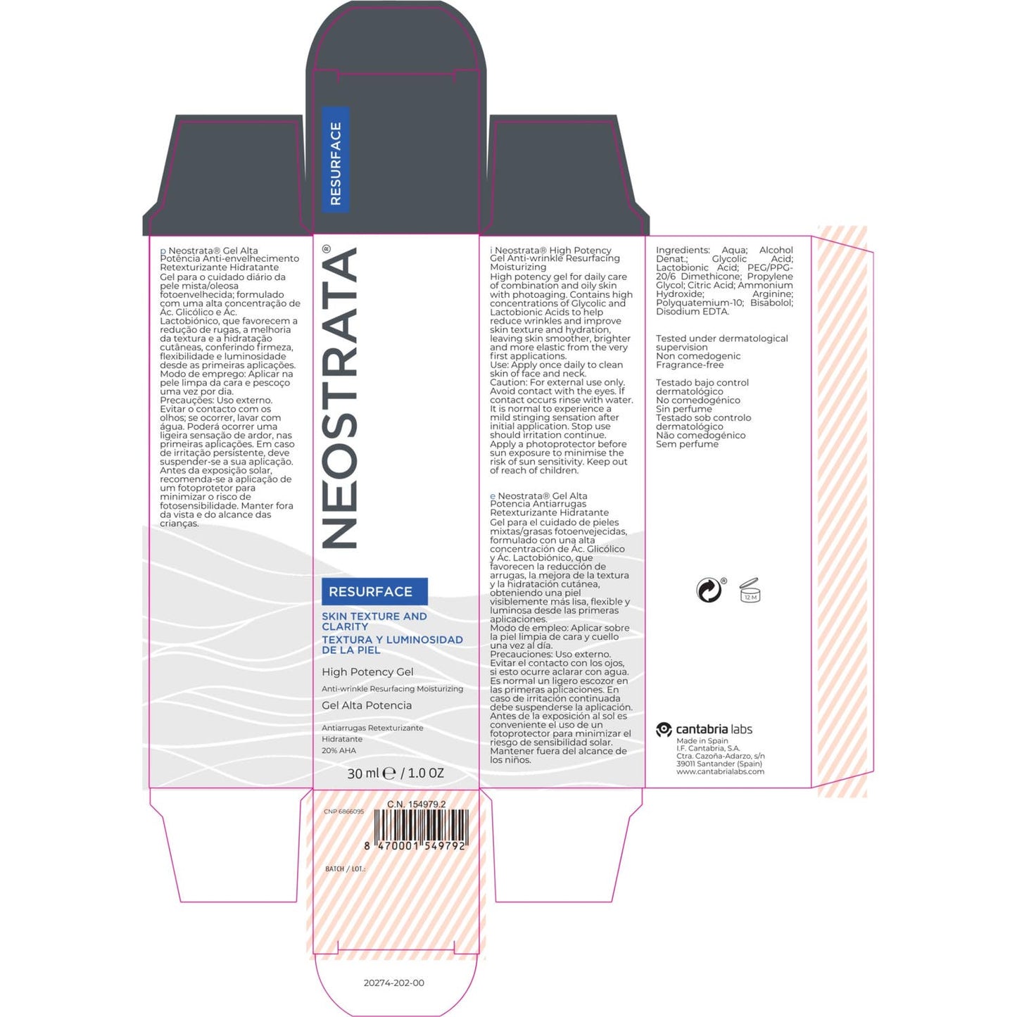 NeoStrata Resurface Gel Alta Potencia 30ml