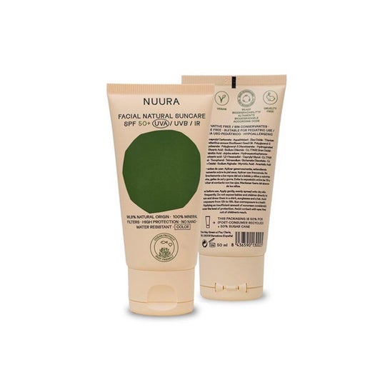 Nuura Crema Solar Facial SPF50 Color 50ml