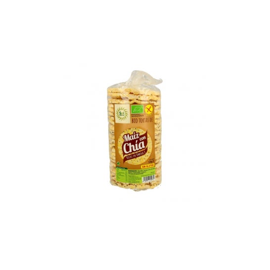 Solnatural Tort. Maíz Chia Bio sin Gluten 120g