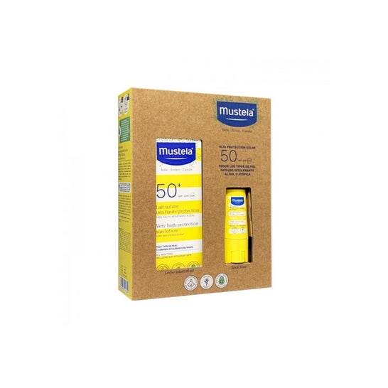 Mustela Pack Solar Leche 100ml + Stick SPF50 9ml