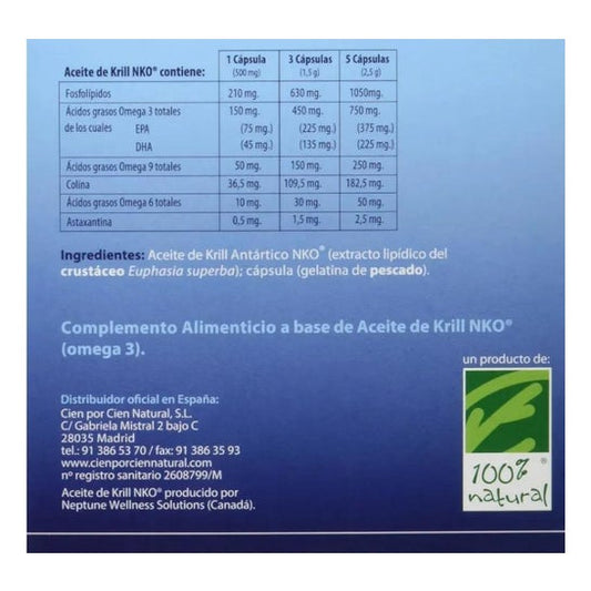 Aceite De Krill Nko 120perlas
