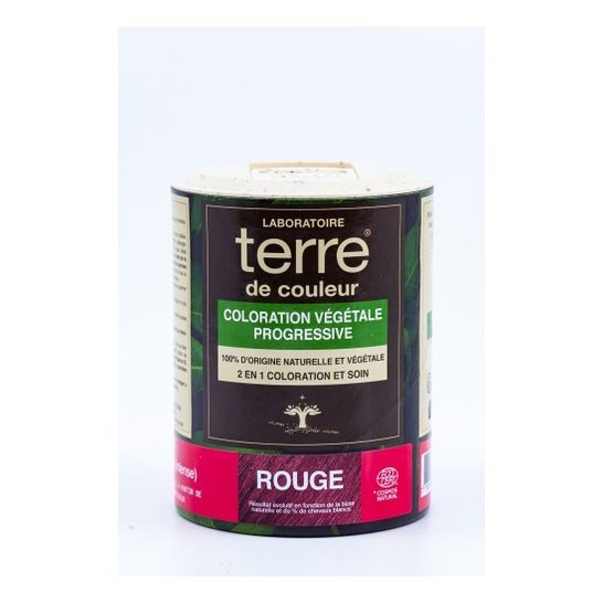 Terre de Couleur Coloración 100% Vegetal Rojo 100 g