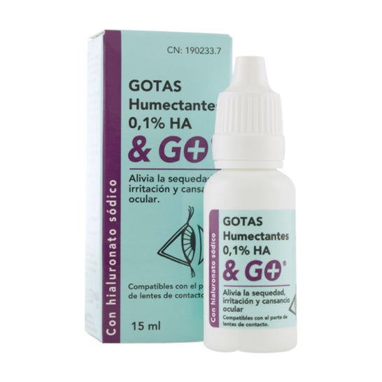 Pharma&Go Gotas Humectantes 0,1%Ha 15ml