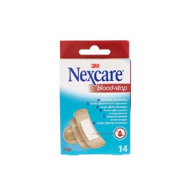 Nexcare® Blood Stop tiras adhesivas coagulantes surtido 14uds