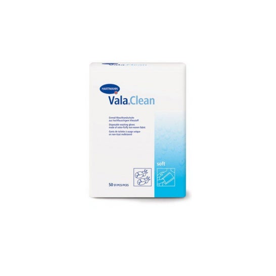 Hartmann Valaclean gant De Toilette 50 Unités