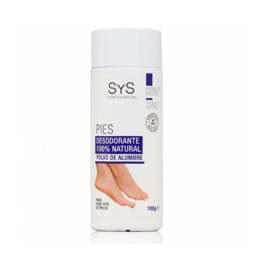 SyS Labnatur Desodorante Pies Polvo de Alumbre 100g