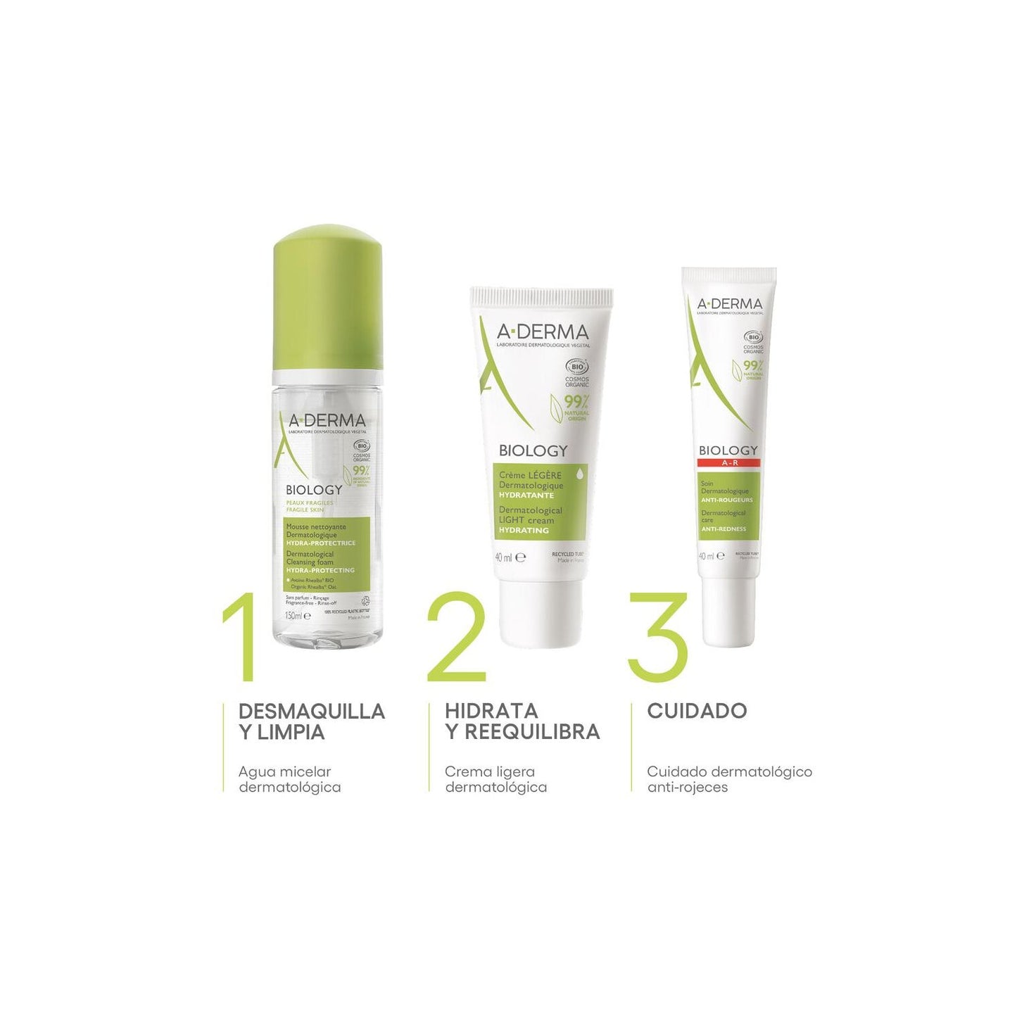 A-Derma Biology Espuma Limpiadora Hidra Protectora 150ml
