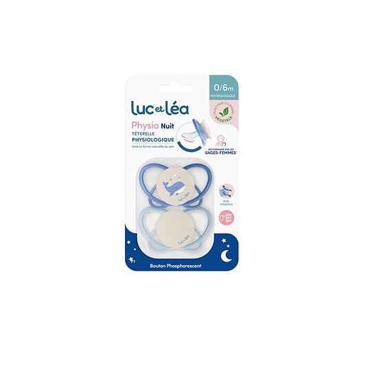Luc Et Léa Physio Air Night Duo Chupete 0-6M P7 2uds