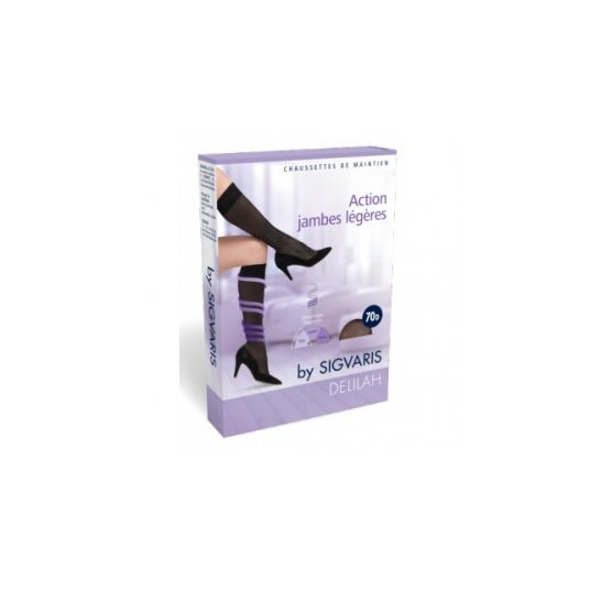 SIGVARIS DELILAH 70D Calcetines Color - Negro, Talla - Talla 3