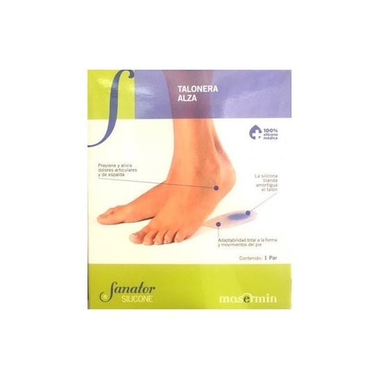 Talonera Almohadilla Sanator Silicone Forrada T