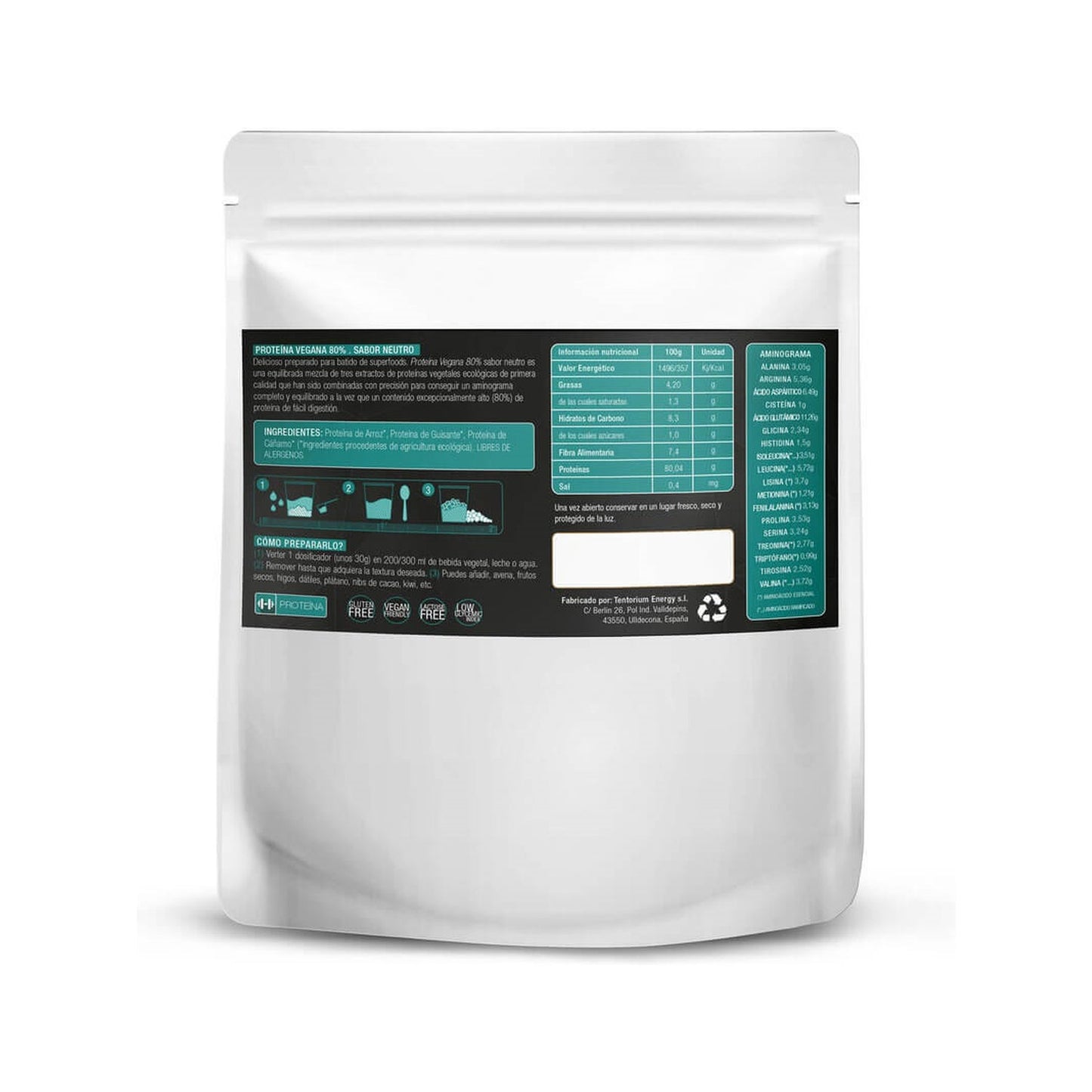 Energy Feelings Proteina Vegana 80% Neutro 1kg