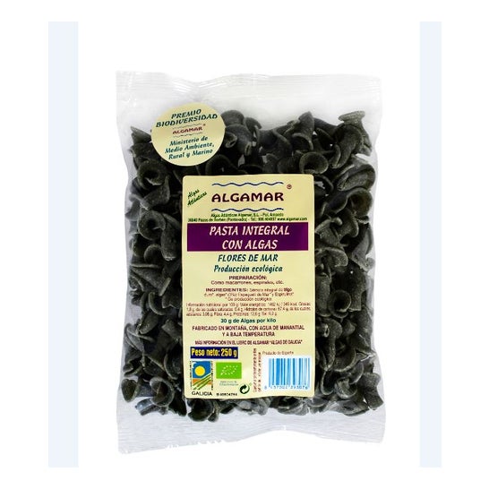 Algamar Pasta Integral Con Algas Flores de Mar 250g
