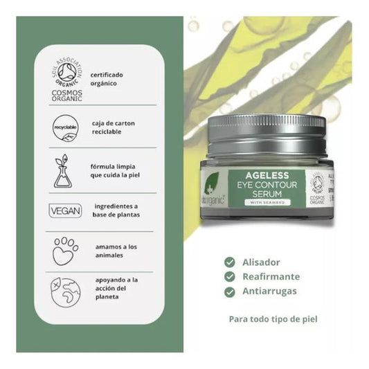 Dr. Organic Ageless Sérum Contorno Ojos 15ml