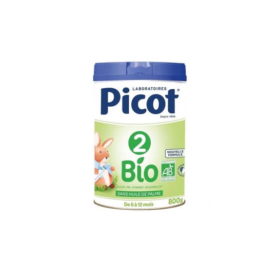 Leche infantil orgánica Picot 2 Edad 800g