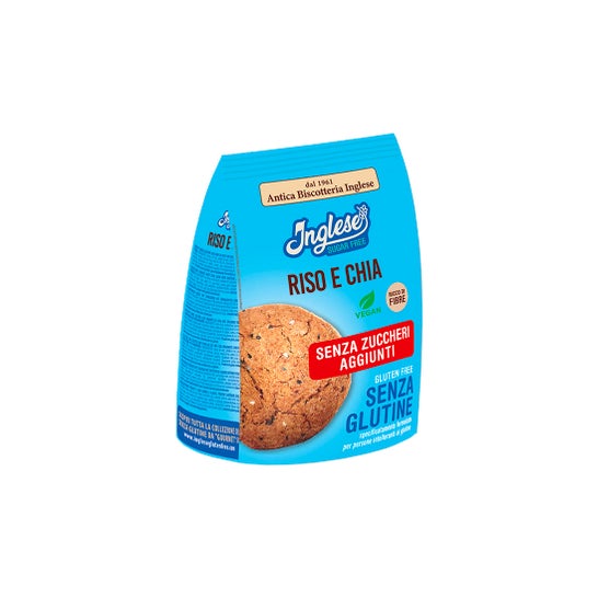 Inglese Sugar Free Galletas Arroz y Chía Sin Gluten 200 g