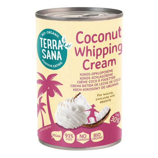 Terrasana Leche de Coco para Montar Bio 400 ml