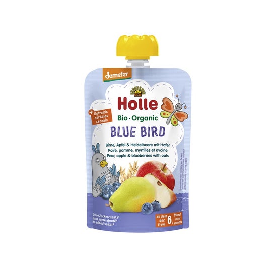 Holle Smoothie Pera, Manzana, Arándano con Avena +6M 100ml