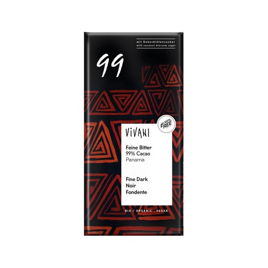Vivani Chocolate Negro 99% Bio 80g