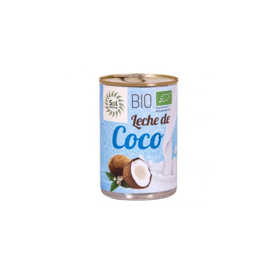 Solnatural Leche Coco Bio Lata Cocinar 400ml