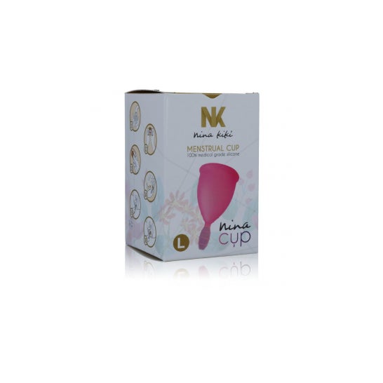 Nina Kiki Cup Copa Menstrual Talla L Rosa 1ud