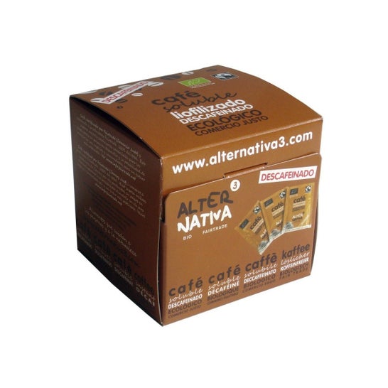 Alternativa3 Café Soluble Liofilizado Descafeinado Bio 25x2g