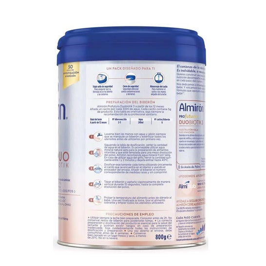 Almirón Profutura Duobiotik 3 Fórmula de Crecimiento 800g