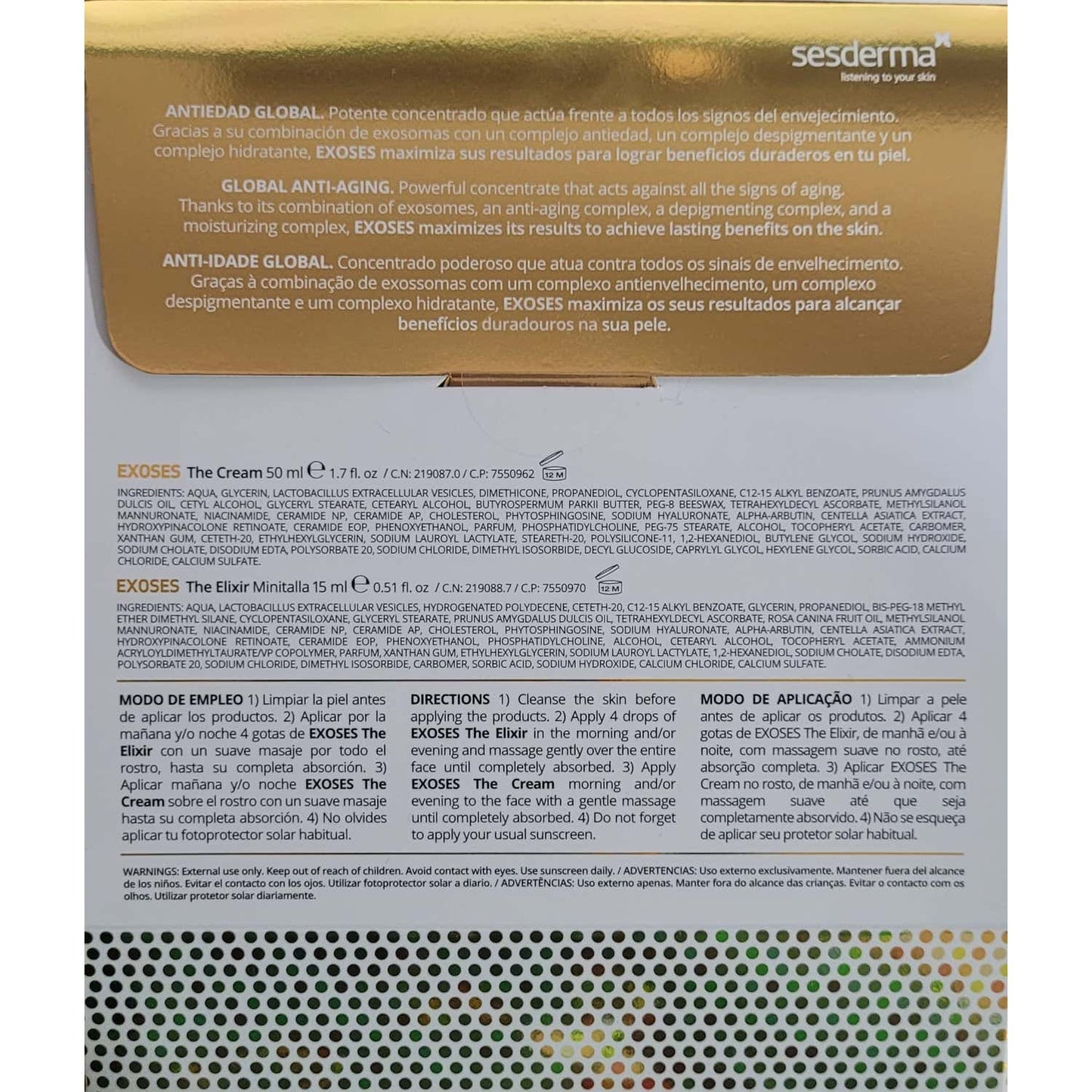 Sesderma The Power Of Exosomes Pack The Cream + The Elixir