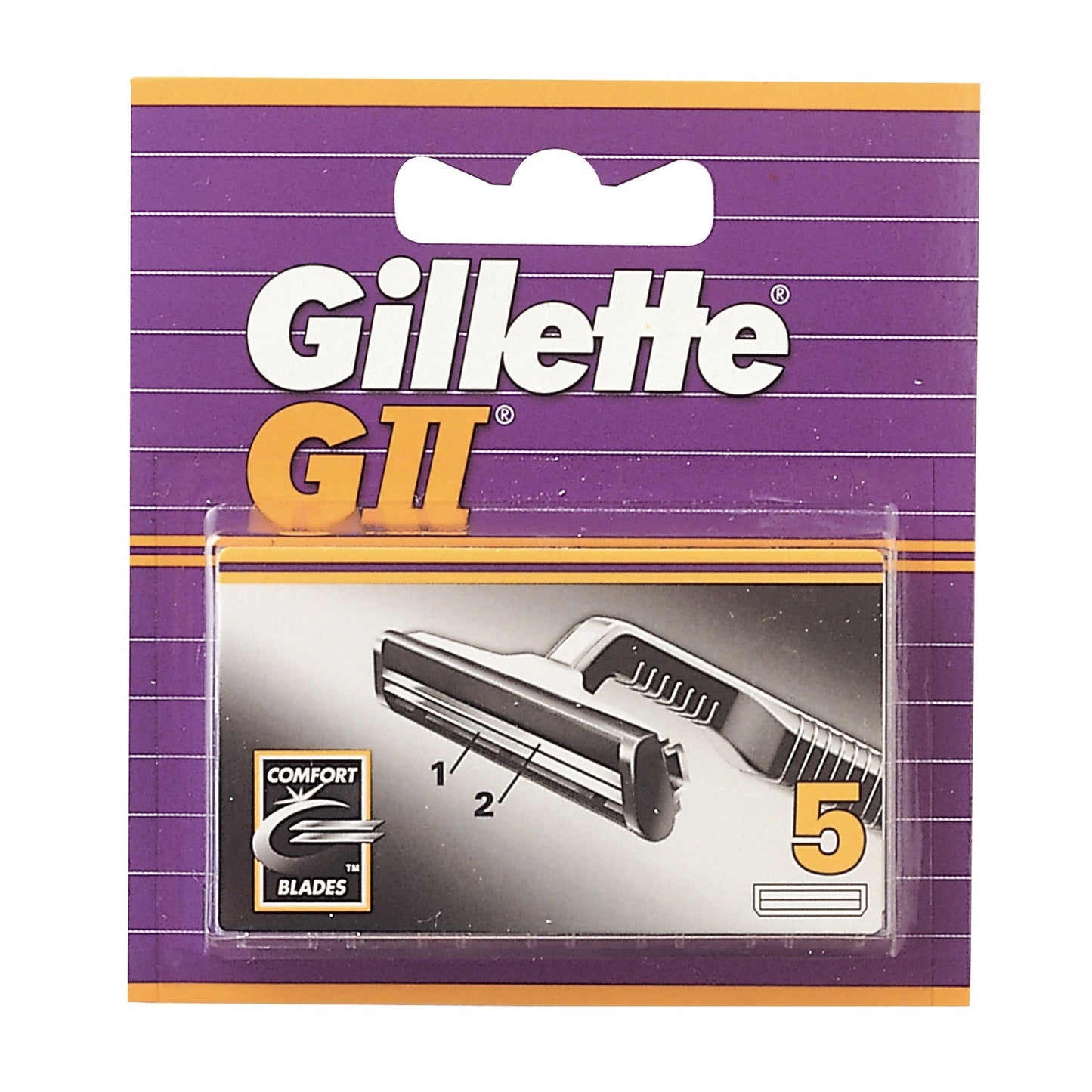 Gillette GII Recambio Maquinilla para Afeitar 5uds
