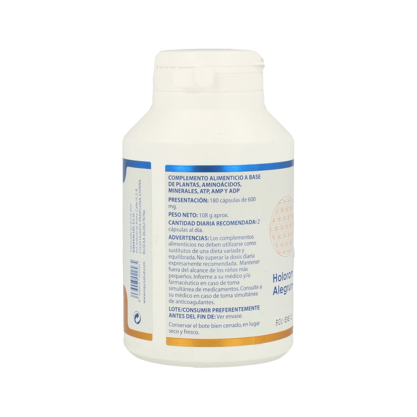 Equisalud Holoram Alegrum 180caps