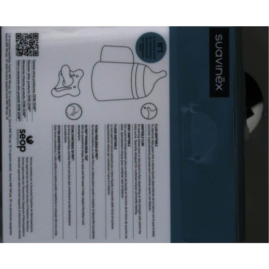 Suavinex Pack Zero Zero Chupete + Biberón Claro