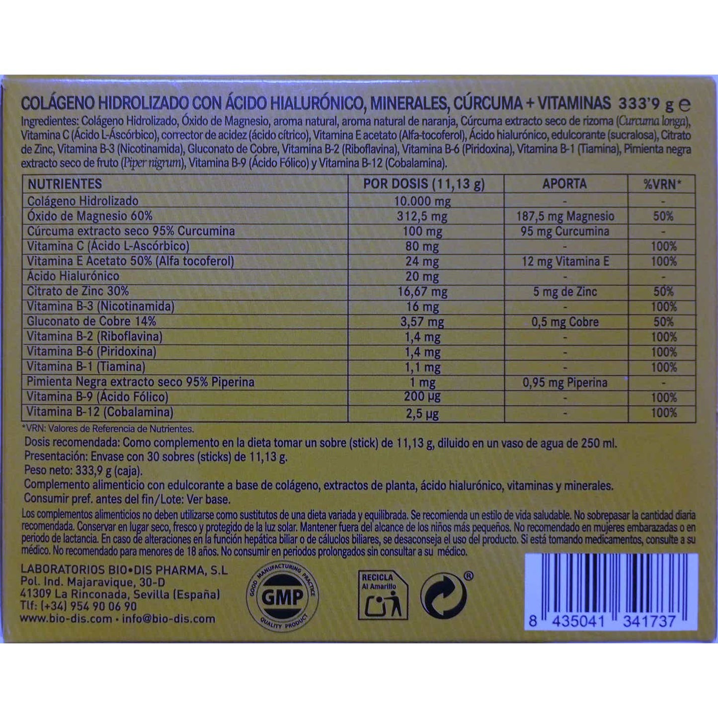 Obire Colágeno Hidro Stick 30uds