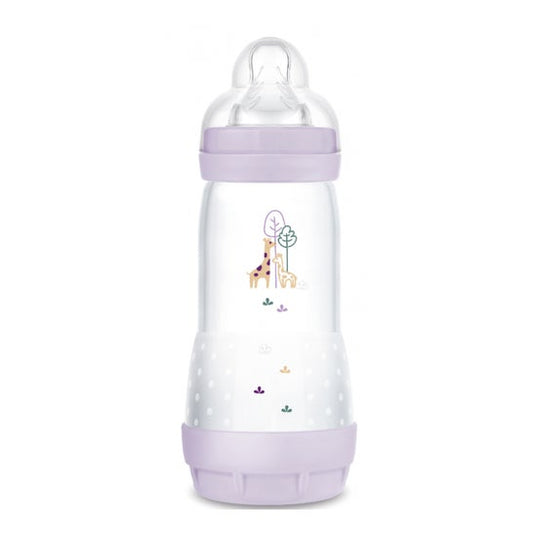 Mam Easy Start Nature Biberón Tetina Flujo 3 Lila 320ml 1ud