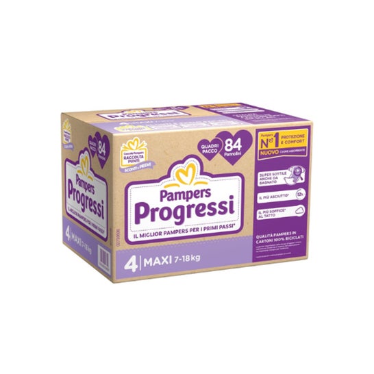 Pampers Progressi Pañales Maxi 7-18kg 84uds